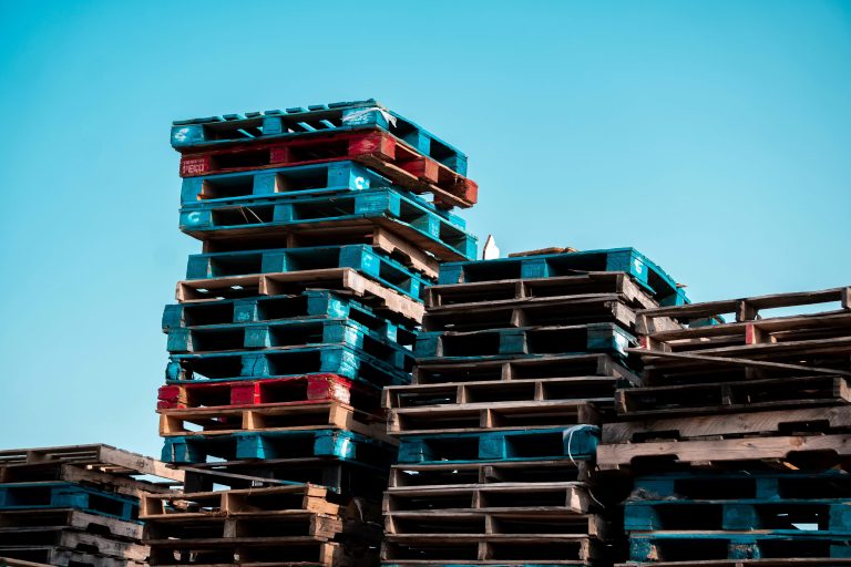 pallets outside