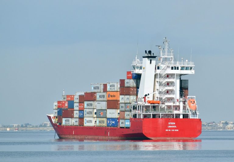 ship with containers